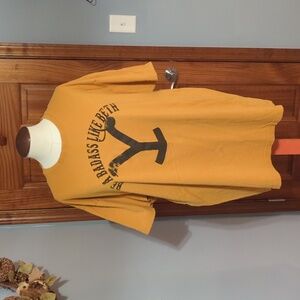 Next Level Women's "Yellowstone Themed" Mustard/Gold T-shirt Sz XXL
